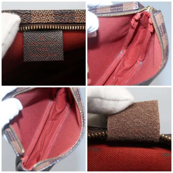 LOUIS VUITTON Damier Ebene Trousse Makeup Pouch - Picture 15 of 15